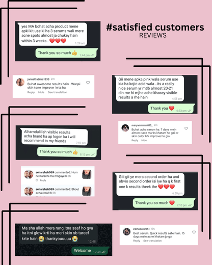 3 Serum Kit [ Skin Brightening Serum - Pore Minimizer Serum - GlowBooster Vitamin c ]